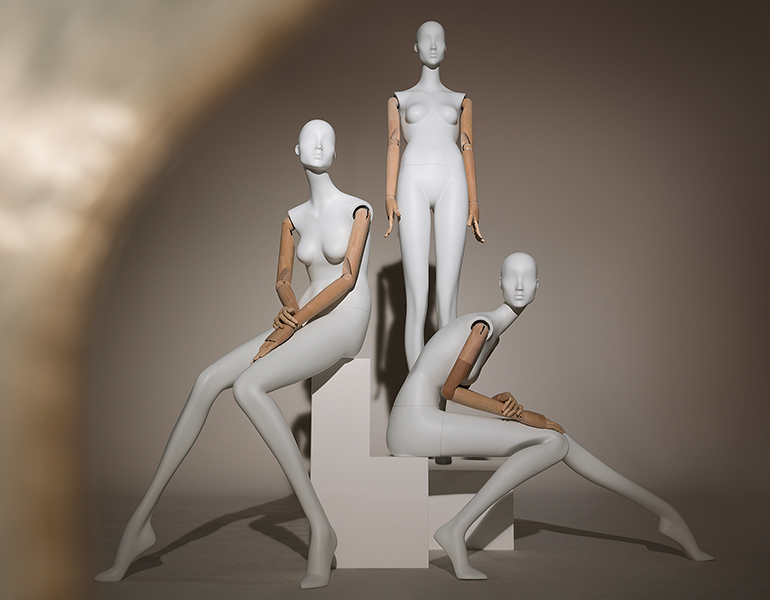 Elegant mannequins – Muse collection Hans Boodt Mannequins