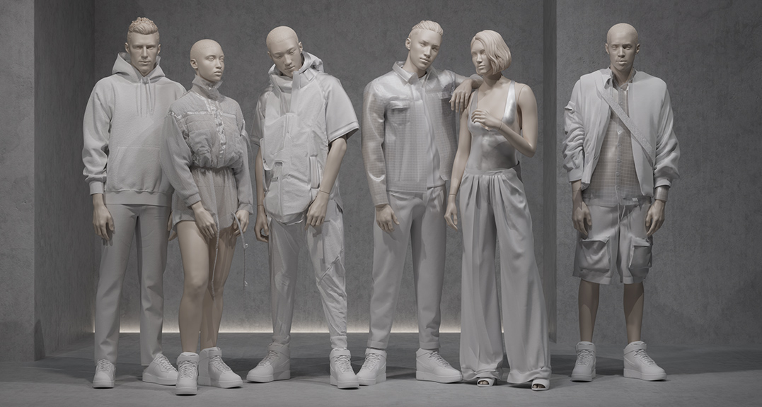 Realistic mannequins – Untitled collection Hans Boodt Mannequins